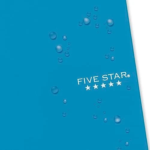 Five Star Spiral Notebook 2 Subject College Ruled 6" x 9 1/2" 80 Sheets Per Pack | 12-Pack Blue thumbnail 4