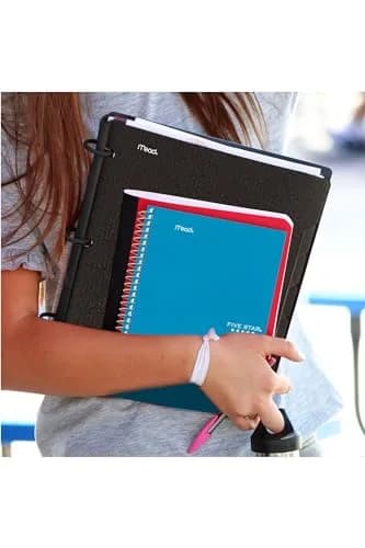 Five Star Spiral Notebook 2 Subject College Ruled 6" x 9 1/2" 80 Sheets Per Pack | 12-Pack Blue thumbnail 6