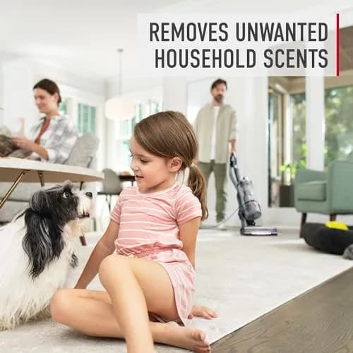 Hoover Carpet and Room Refresher Powder Fresh Linen Scent 128 oz (32 oz Pack of 4) | Eliminates Odors for Carpets, Rugs, Couches thumbnail 3