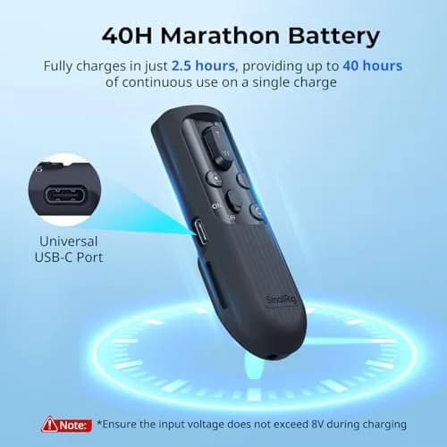 SMALLRIG Wireless Remote Control Shutter for Sony, Canon, Nikon | 40-Hour Battery, 10m Range thumbnail 4