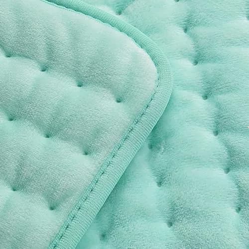Deepsoon Electric Heating Pad for Back, Neck, Abdomen, Legs (33x17 Inch, Light Green) | Authentic USA Import - main product image