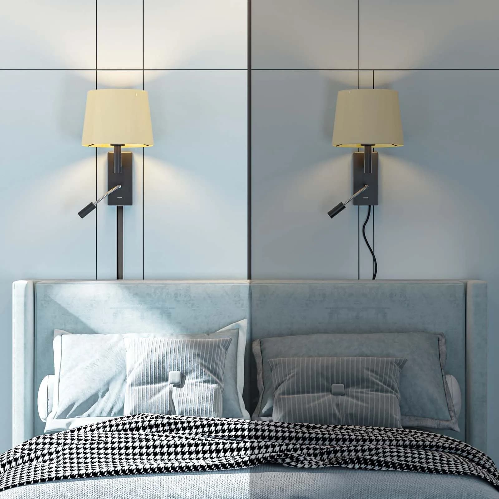 Yecaye Black Cord Management Cover 142in (360.68 cm) | Conceals 2-3 Wires on Walls - view 6