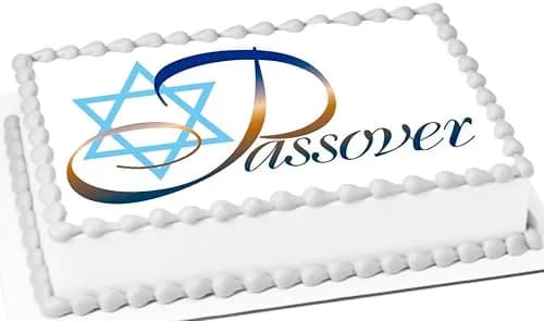 RA Pape Custom Edible Cake Topper – Star David Passover Design – 9x13 in | Vibrant Colors, Easy Application thumbnail 8