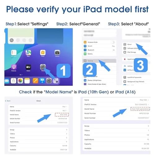 TechMatte Apple Pencil 1st Gen Charging Adapter | Lightning to USB-C Connector for iPad 10th/11th Gen thumbnail 4