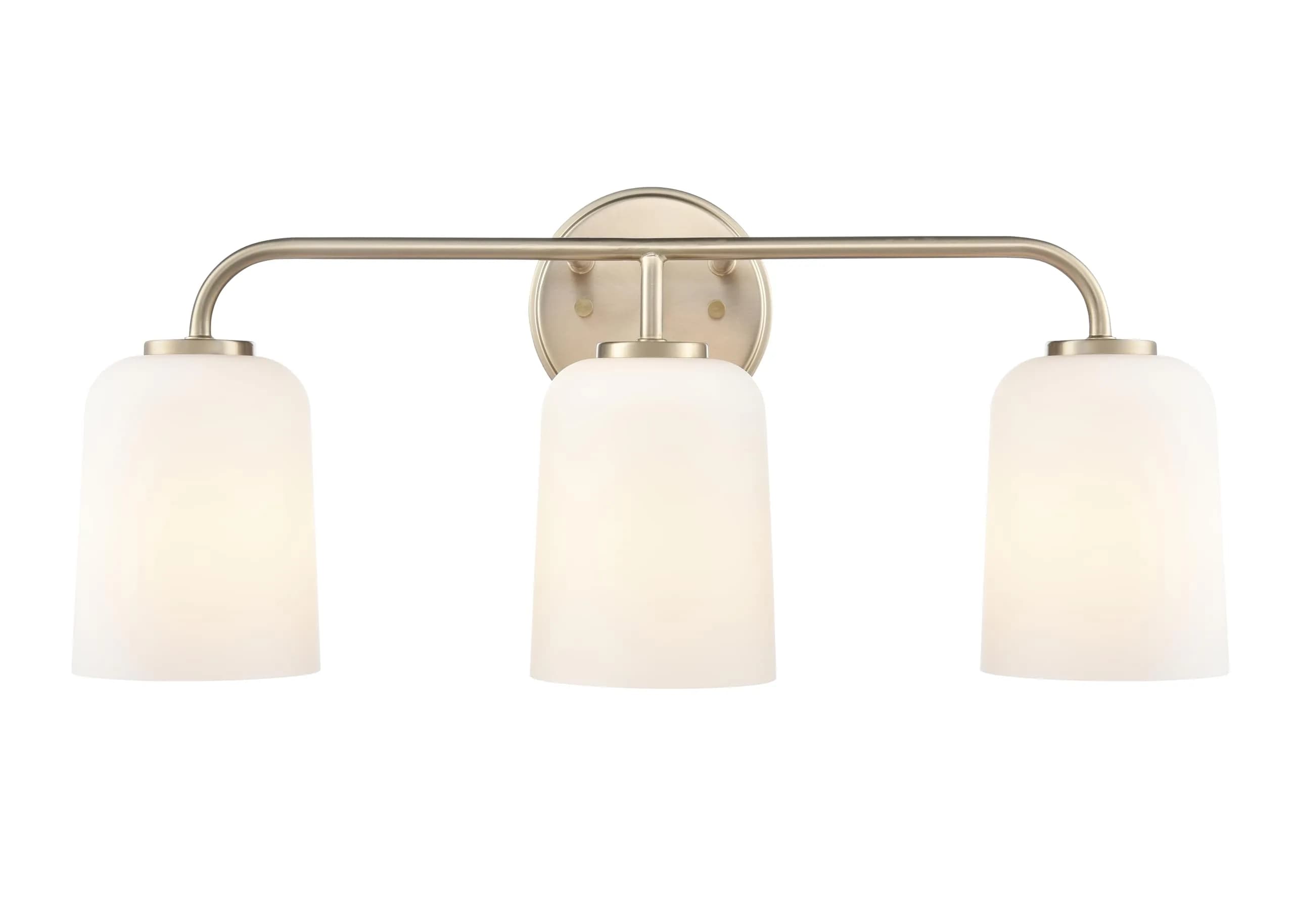 ML Lighting Laphia 22" Wide 3-Light Vanity - Modern Gold | Stylish Bathroom Fixture with 300W Brightness
