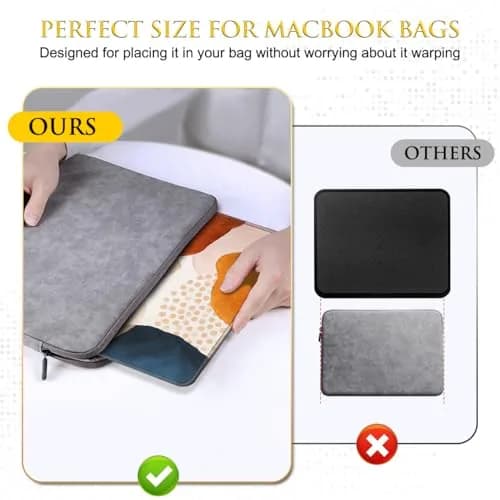JIKIOU Boho Mouse Pad 25.9cm (10.2in) x 21.0cm (8.3in) | Natural Rubber Base with Stitched Edges thumbnail 6