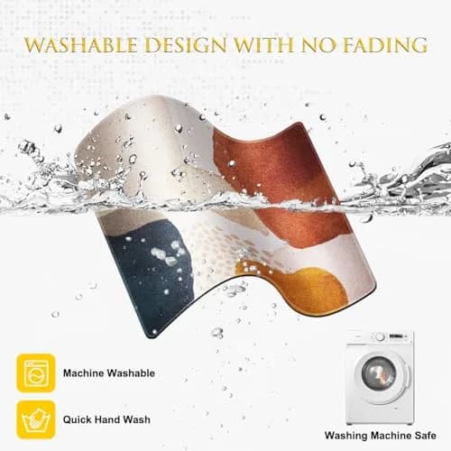 JIKIOU Boho Mouse Pad 25.9cm (10.2in) x 21.0cm (8.3in) | Natural Rubber Base with Stitched Edges thumbnail 7