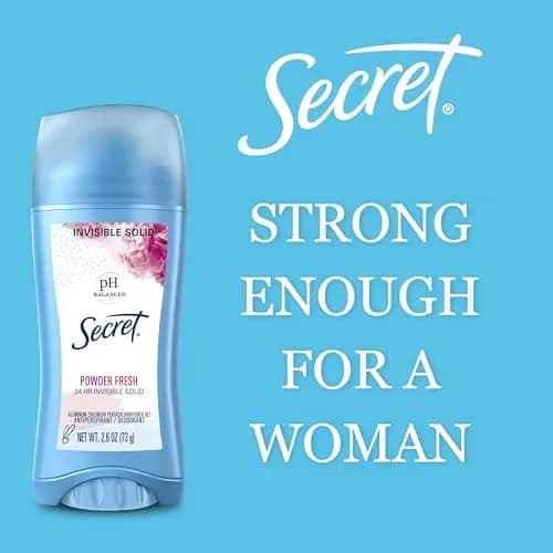 Secret Original Invisible Solid Antiperspirant Deodorant Powder Fresh 2.6 oz (Pack of 12) | 12-Pack for All-Day Odor & Wetness Protection thumbnail 5