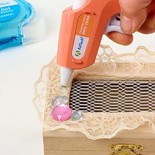 Adtech Mini Hot Glue Sticks Clear | High Temperature | 800 Count (800 Pieces Total, Pack of 8) | Bonds in 30 Seconds thumbnail 7