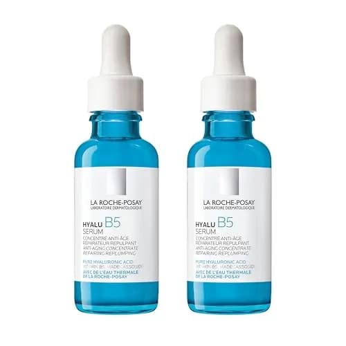 La Roche-Posay Hyalu B5 Hyaluronic Acid Serum (Pack of 2) | Visibly Plumps Skin & Repairs Barrier thumbnail 1