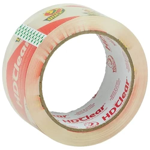Duck HD Clear Packing Tape Refills - 6 Rolls, 1.88 in. x 54.6 Yards Each | Heavy Duty Shipping & Moving Tape thumbnail 7