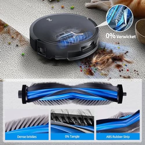 EOVWAEO 25-Piece Accessory Kit for ECOVACS DEEBOT T50 Omni Robot Vacuum | Main Brush, Side Brushes, Mop Pads, HEPA Filters thumbnail 3