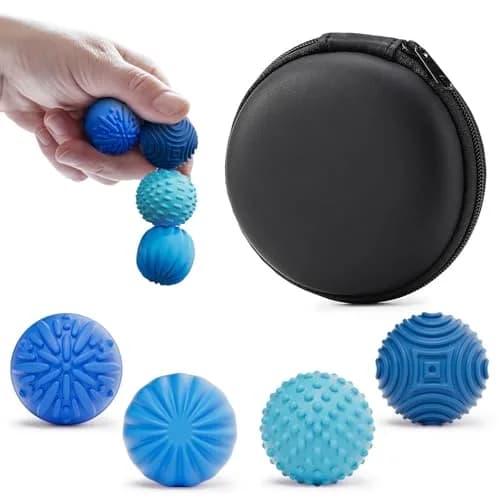 luckdoor Silicone Magnetic Balls Fidget Toy Set | Non-Toxic Sensory Gadget for Adults & Teens - main product image