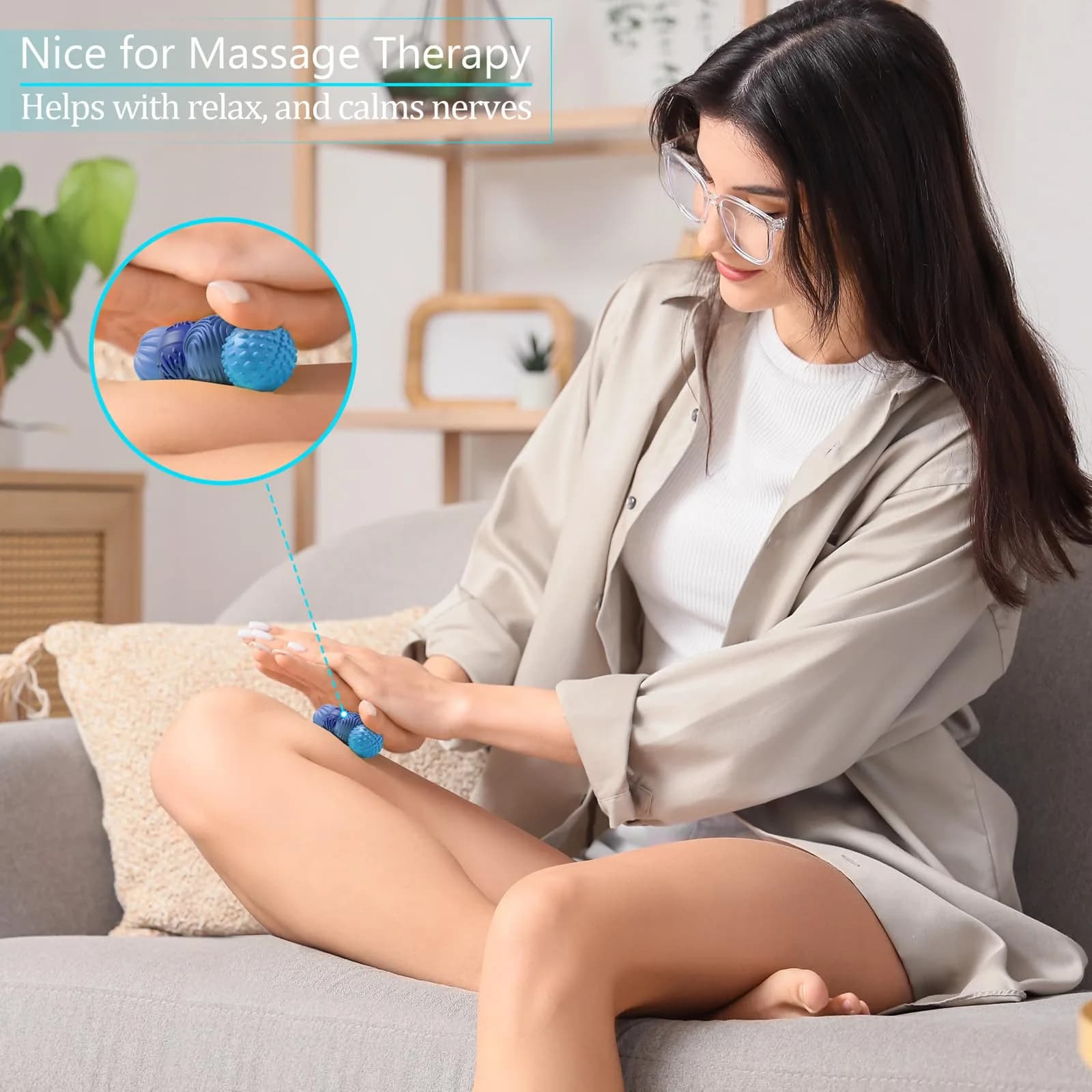 luckdoor Silicone Magnetic Balls Fidget Toy Set | Non-Toxic Sensory Gadget for Adults & Teens - view 6