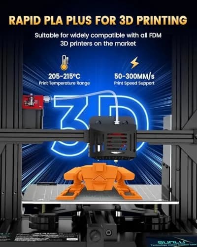 SUNLU PLA+2.0 3D Printer Filament, Multicolor Bundle, 8 Colors | High Strength, Fast Printing, Eco-Friendly thumbnail 7