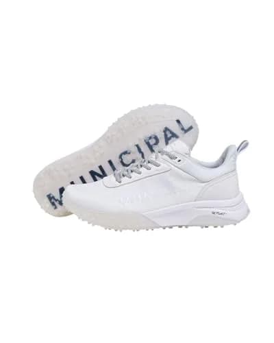 MUNICIPAL Men's Sportcross ATG Shoes, White/White/White, Size 8.5 | All-Terrain Golf Comfort thumbnail 1