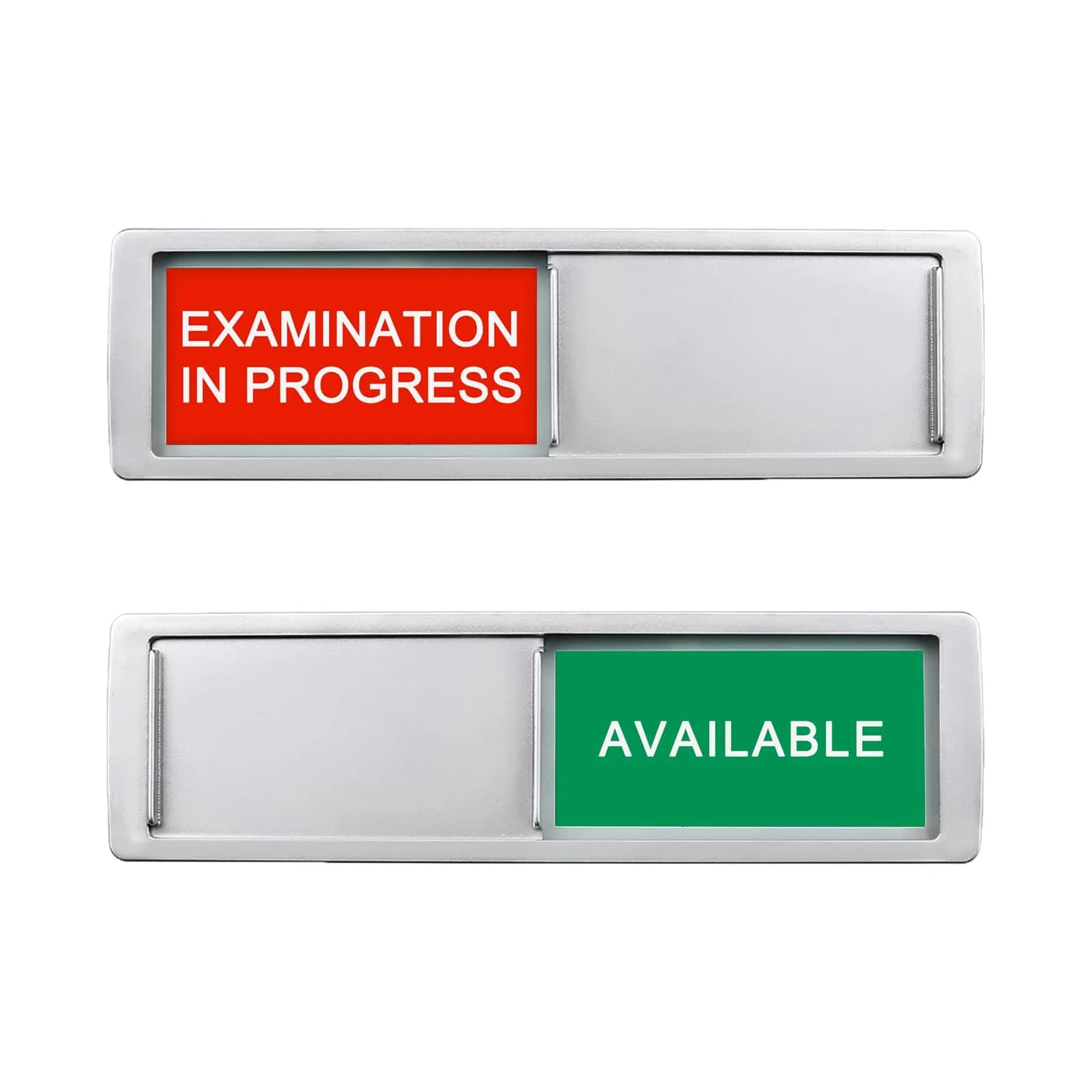 LoYinLo Examination in Progress/Available Silver Sign 18cm x 5cm - main product image