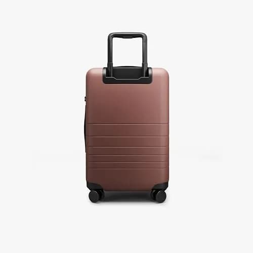 Monos Carry-On Plus Luggage (23"), Lightweight Hardside Spinner Suitcase with TSA Lock, Airline Approved, Terracotta, Red thumbnail 8