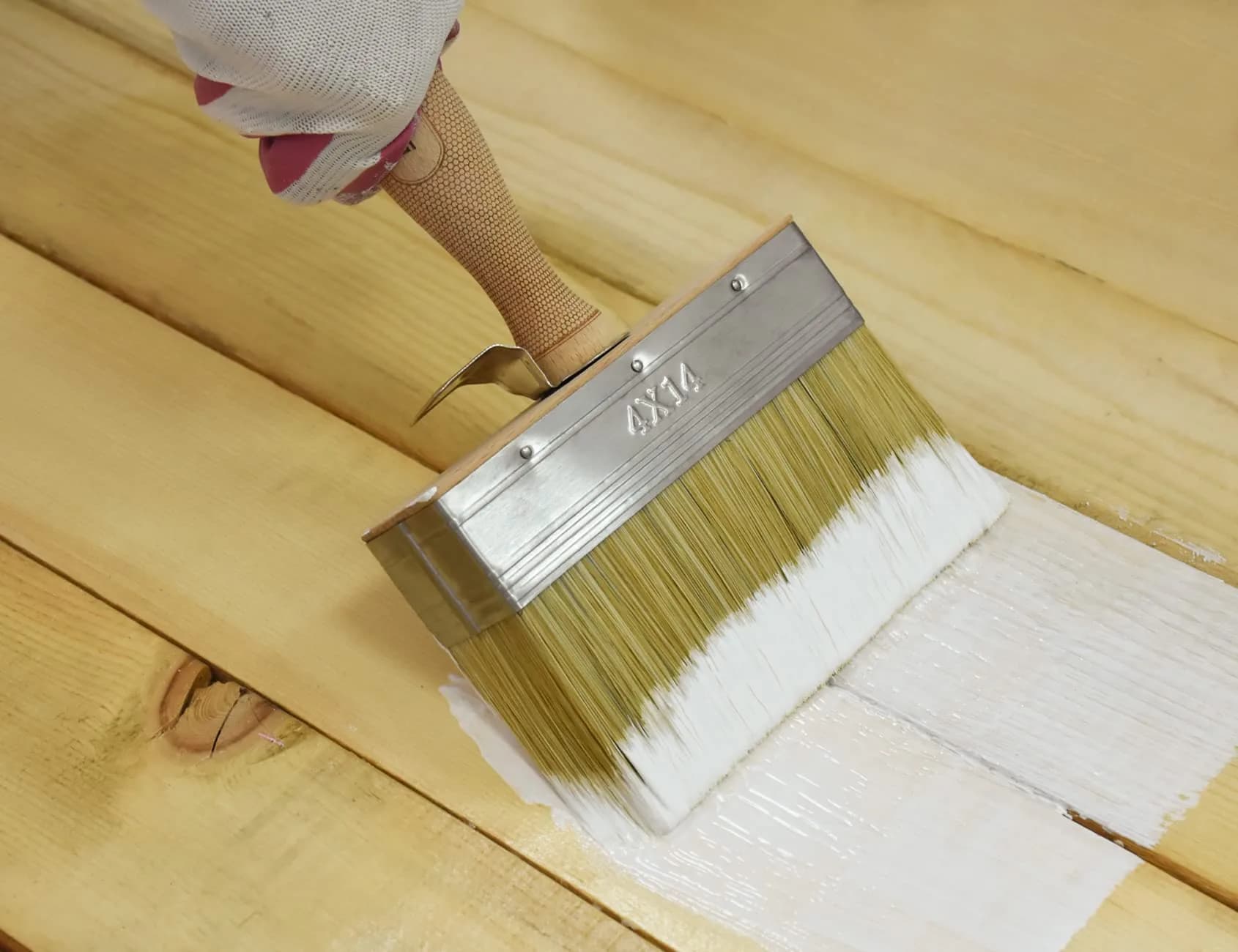 ROLLINGDOG 5.5" Limewash Brush (Pack of 2) | Premium Imitation Bristle for Walls, Decks, Fences - view 4