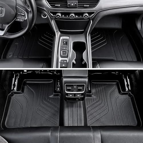 GALVAGNITE Full Set Floor Mats for 2018-2022 Honda Accord | Custom Fit, Eco-Safe TPE, All-Weather Protection thumbnail 4
