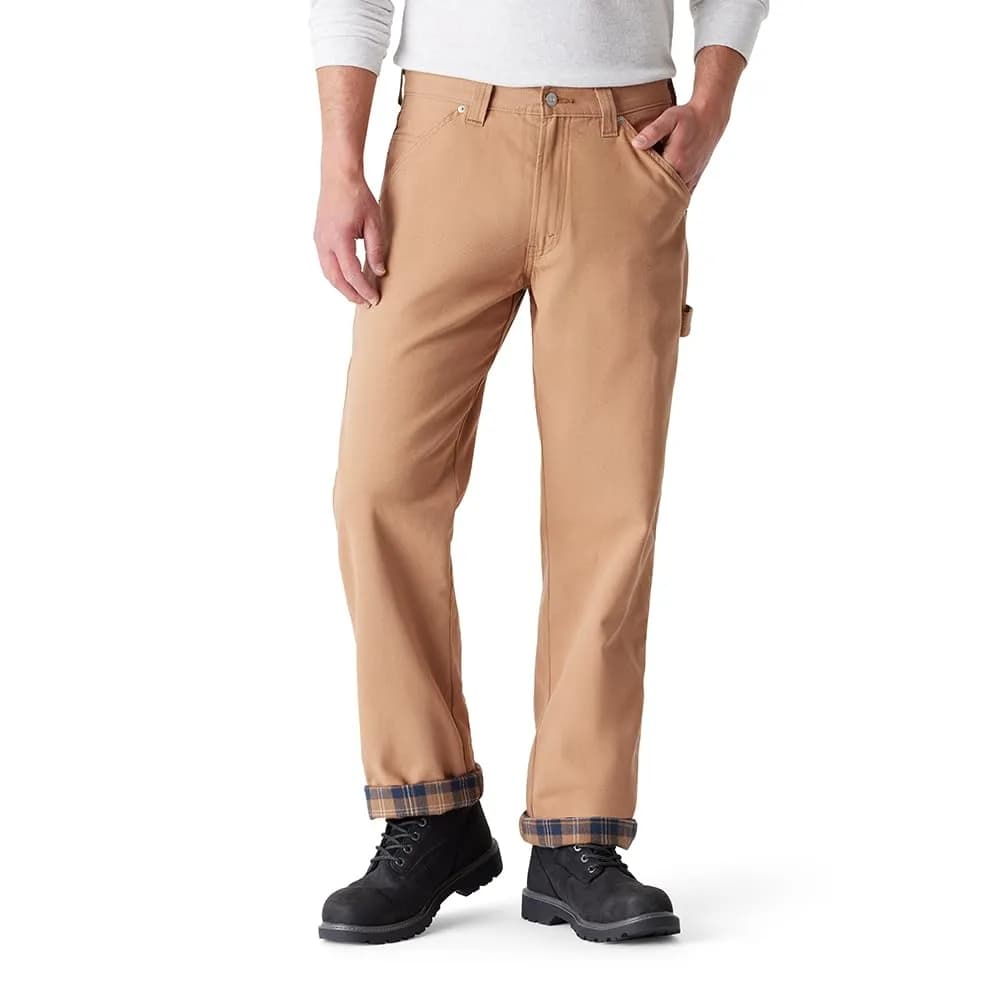 Levi Strauss Signature Gold Men's Carpenter Jeans 30W x 32L | Flannel Lined, Loose Fit - main product image