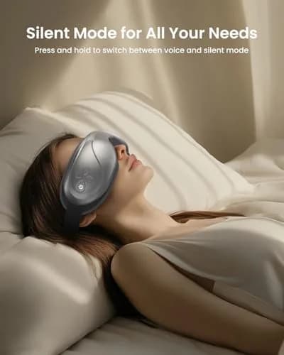 RENPHO Eyeris 2 Eye Massager with Heat & Cooling, Heated Eye Mask, 1500mAh Battery | Relieves Dry Eyes & Tension thumbnail 6
