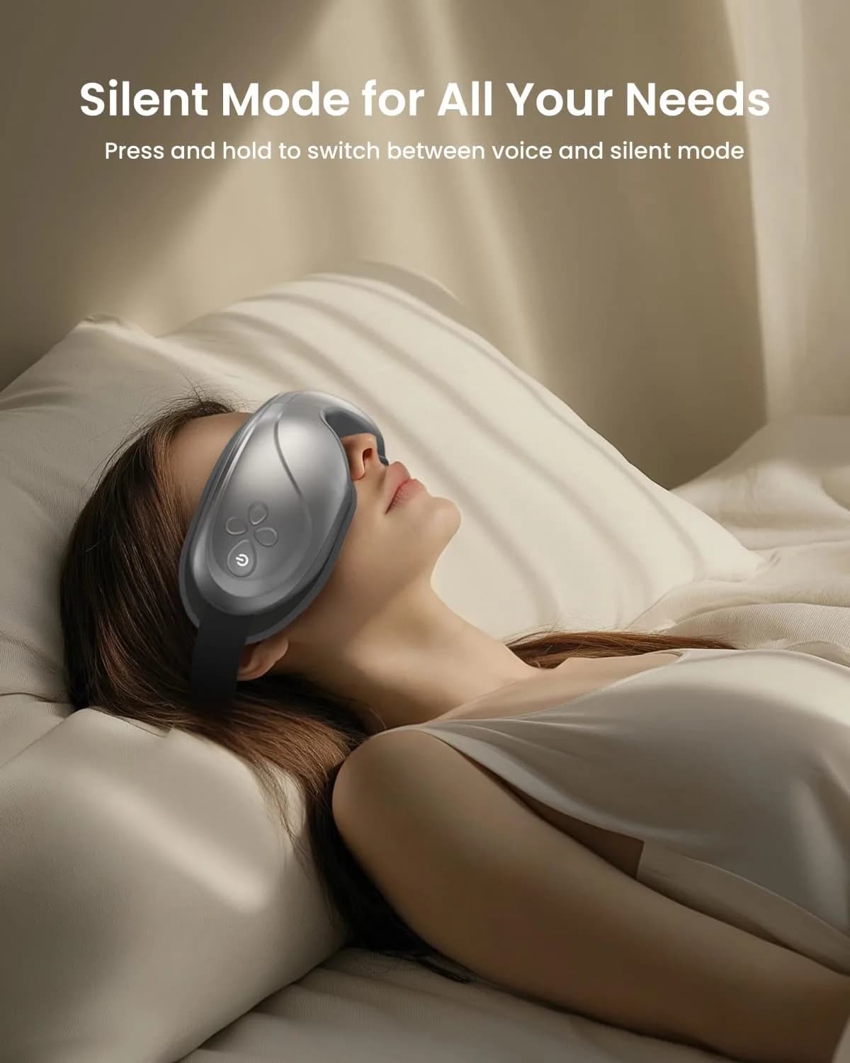 RENPHO Eyeris 2 Eye Massager with Heat & Cooling, Heated Eye Mask, 1500mAh Battery | Relieves Dry Eyes & Tension - view 6