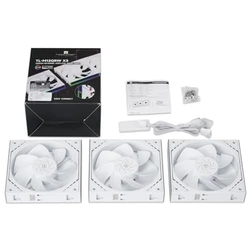 Thermalright TL-M12QW X3 120mm ARGB White Case Fans 3-Pack | 2000RPM PWM 68.9CFM thumbnail 8