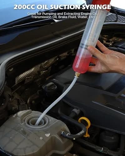 SEDY 200CC Automotive Fluid Extractor Syringe Pump with Long Hose & Extension Tubes | Precise Oil & Fluid Transfer in India thumbnail 2