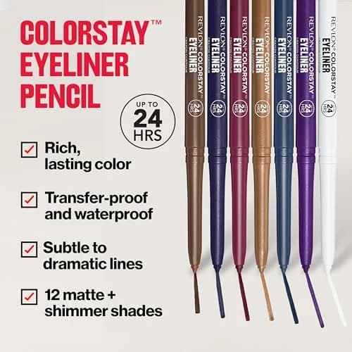 REVLON ColorStay Pencil Waterproof Eyeliner Bronze 0.01 oz (0.28 g) | Ophthalmologist Tested for All Skin Types thumbnail 4