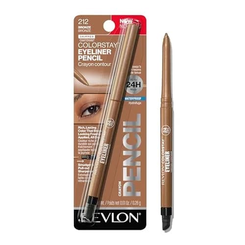 REVLON ColorStay Pencil Waterproof Eyeliner Bronze 0.01 oz (0.28 g) | Ophthalmologist Tested for All Skin Types - main product image