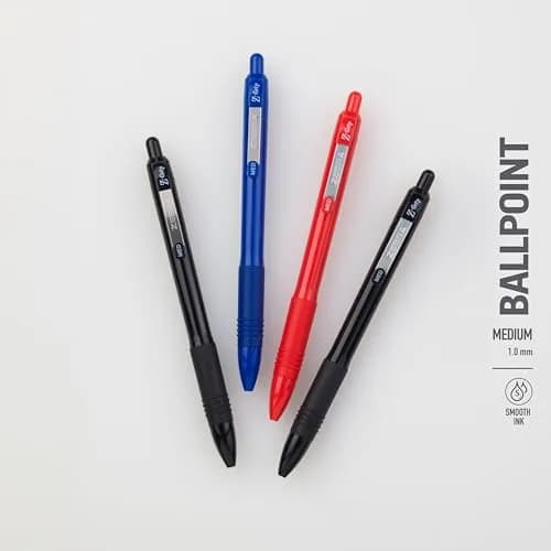 Zebra Pen Z-Grip Recycled Ballpoint Pen, Black Ink, 1.0mm, 48 Bulk-Pack | Smooth Writing, Retractable, 68% Recycled thumbnail 4