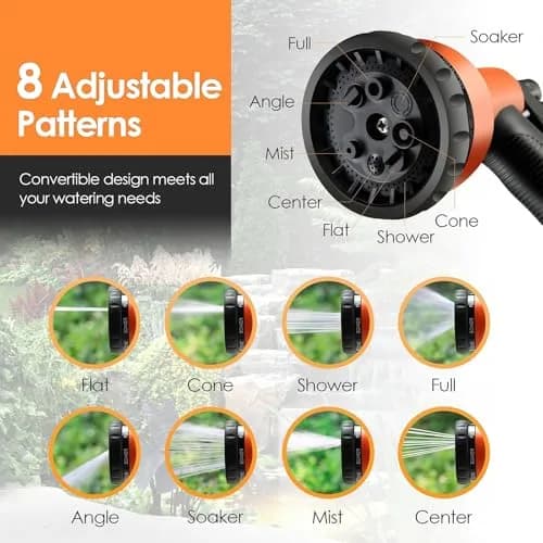 sugsugme Retractable Garden Hose Reel 1/2 Inch x 100ft | Auto Lock & Tangle-Free Storage thumbnail 3