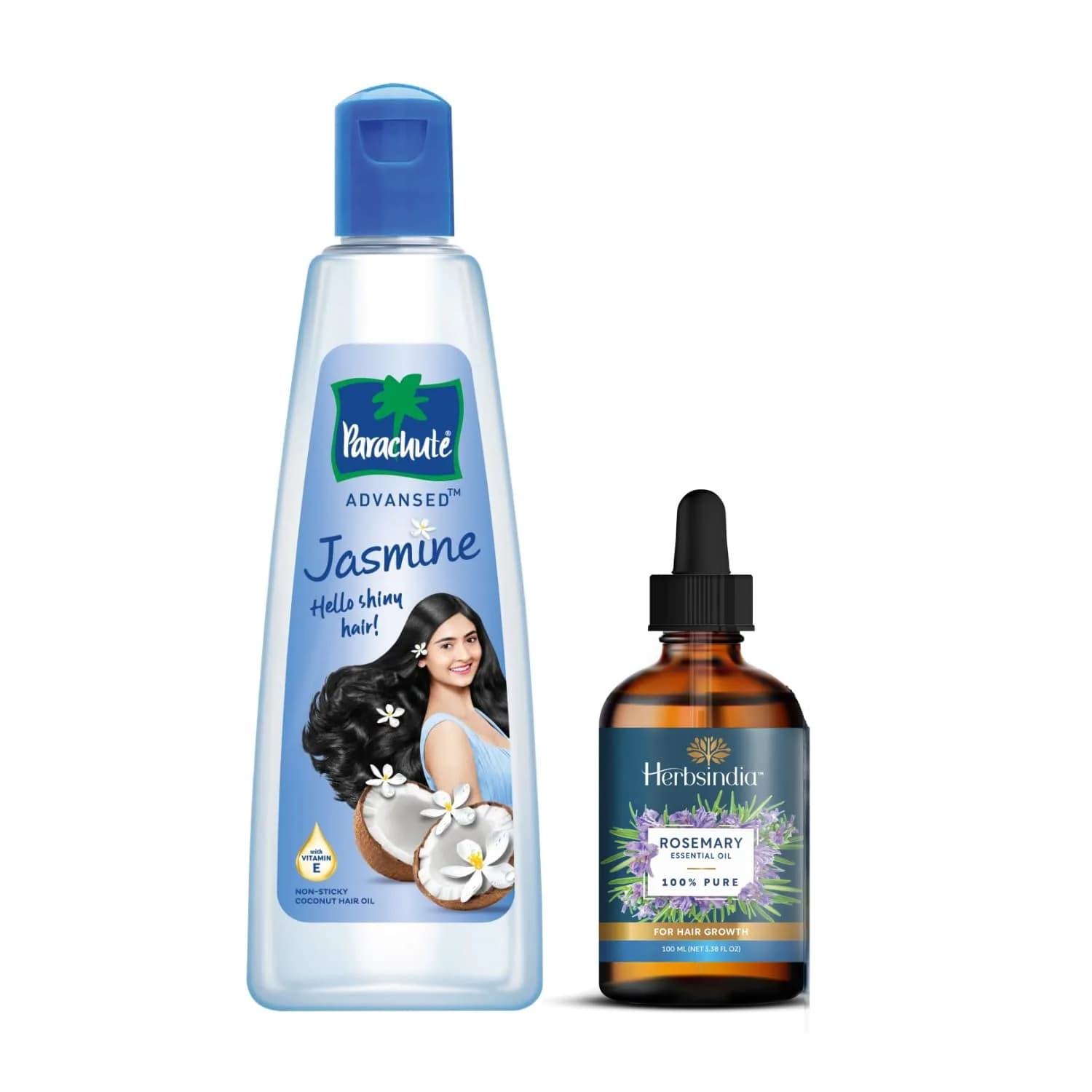 Parachute Advansed Jasmine Enriched Coconut Hair Oil 200ml (6.7 Fl Oz) | Scalp Nourishment for Stronger, Softer Hair — 6.65 Fl Oz