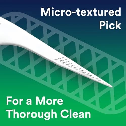 DenTek Triple Clean Advanced Clean Floss Picks 450 Count (150 Count Pack of 3) | Fluoride Infused Mint Floss thumbnail 6