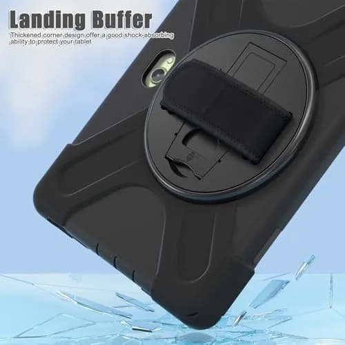 ZenRich Rugged Case for Samsung Galaxy Tab Active 5 Pro/4 Pro 10.1" | Triple-Layer Shockproof Protective Case with Kickstand & Shoulder Strap thumbnail 7