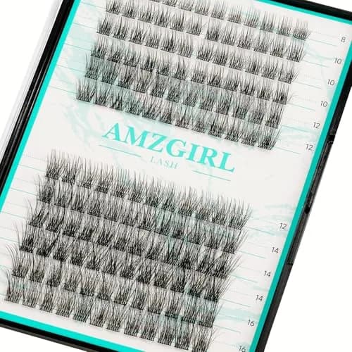 AMZGIRL Lash Clusters 144PCS 8-16MM | Natural Wispy Look, DIY Friendly thumbnail 1