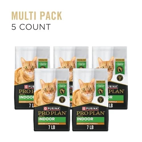 Purina Pro Plan Adult Indoor High Protein Cat Food 7 lb | Supports Lean Muscle & Weight thumbnail 2