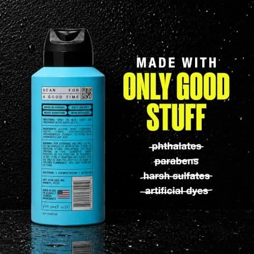 W Jake Paul Wave Breaker Body Spray for Men 3.4 fl oz | Odor Blocking, Long Lasting, Made for Active Men thumbnail 6