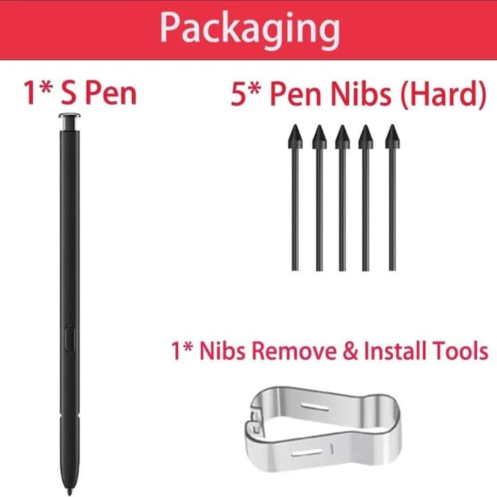 Qenw S Pen S24 Ultra (with-Bluetooth) Replacement for Galaxy S24 Ultra 5G | Touch Stylus + Tips thumbnail 8