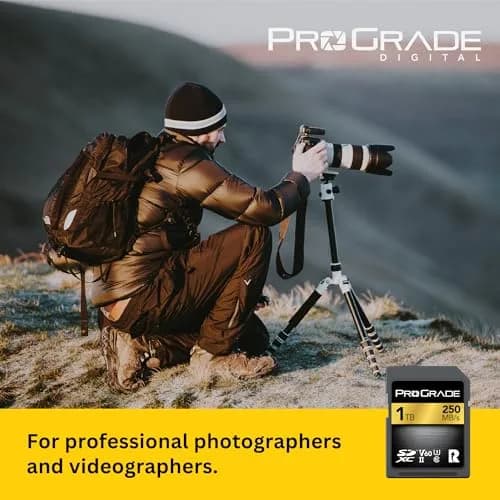 ProGrade Digital Gold SDXC UHS-II V60 Memory Card 1TB (1000 GB) | Professional Speed for 4K Video & High-Res Photos thumbnail 3