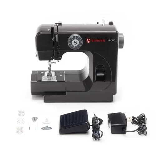 SINGER M1000 Portable Sewing Machine with Accessory Kit | Lightweight, 32 Stitch Applications, Beginner-Friendly (enables easy repairs, travel-ready, USA import) thumbnail 1