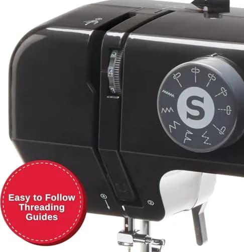 SINGER M1000 Portable Sewing Machine with Accessory Kit | Lightweight, 32 Stitch Applications, Beginner-Friendly (enables easy repairs, travel-ready, USA import) thumbnail 5