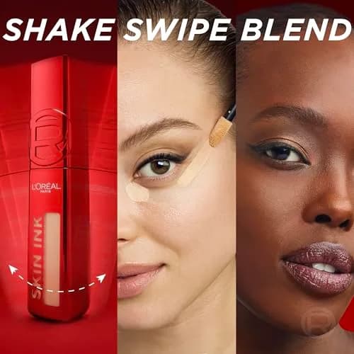 L'Oreal Paris Infallible Skin Ink 2-in-1 Foundation Concealer 0.5 Fl Oz | Transfer-Resistant, Waterproof, 48HR thumbnail 3