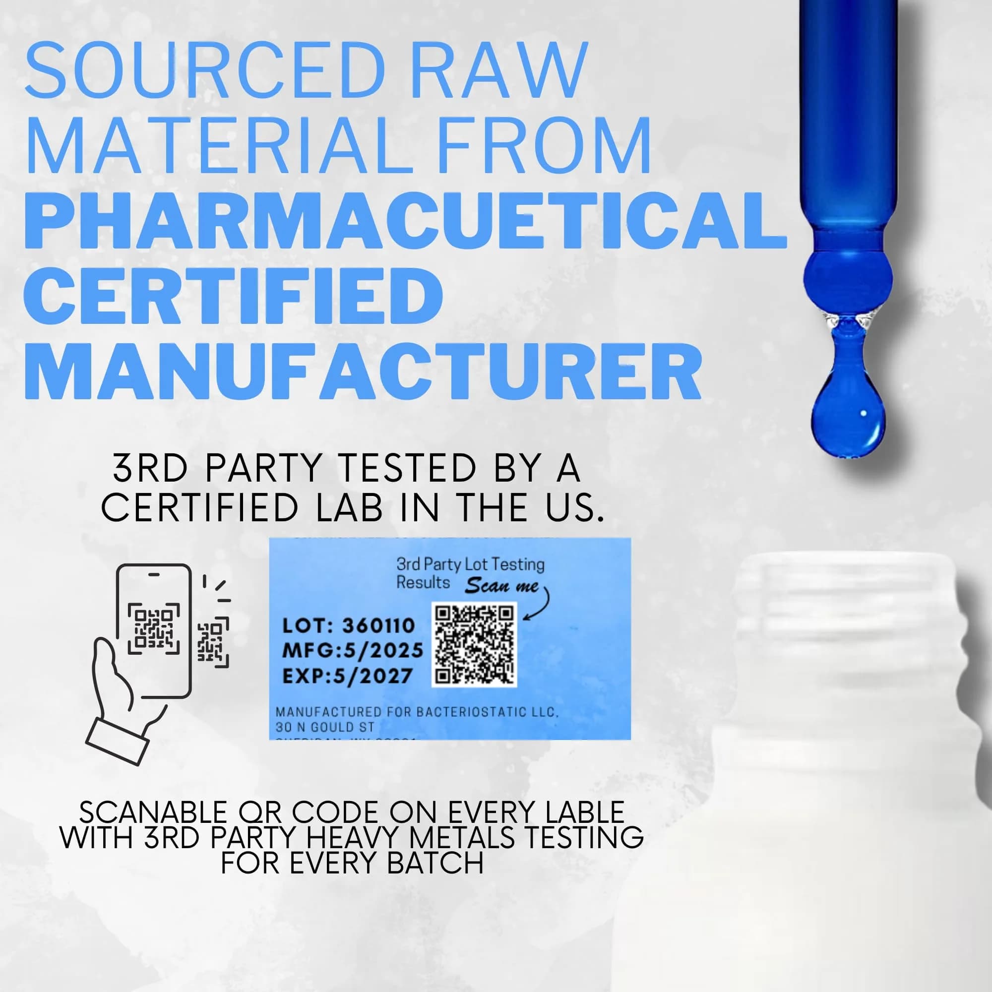 METHYLENE BLUE CO Methylene Blue USP 3% 3.75ml (0.127 Fl Oz) | Pharmaceutical Grade USA Made - view 3
