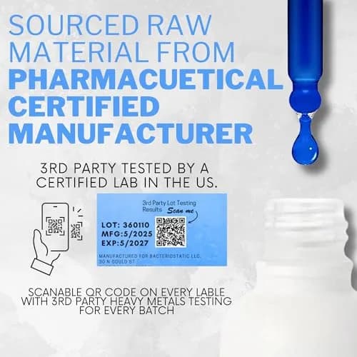 METHYLENE BLUE CO Methylene Blue USP 3% 3.75ml (0.127 Fl Oz) | Pharmaceutical Grade USA Made thumbnail 3