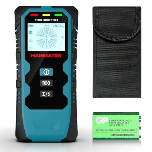 HANMATEK SF4 Stud Finder Wall Scanner | 5-in-1 Multifunction Detector with HD LCD Display thumbnail 1