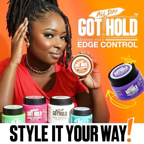 ALL DAY GOT HOLD Extreme hold Batana Oil Edge Control 2.02 fl.oz/60ml | Strong, Flexible Hold for Edges thumbnail 2