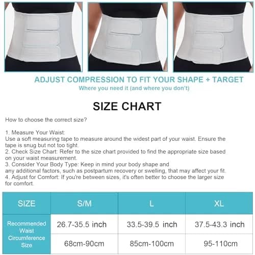 MAMODY Postpartum Recovery Belly Binder for C-Section & Natural Delivery | Adjustable Support for New Mothers thumbnail 6