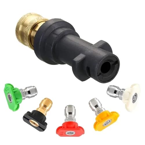 M MINGLE Pressure Washer Gun Coupler to 1/4" QC | Compatible with Karcher K2-K7 (Pre-2010) & Stanley SLP thumbnail 1